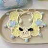 Pacote de Material DIY para Cachecol de Gatinho Fofo de Crochê de Lã Acessórios para Animais de Estimação Feitos à Mão para Presentes