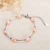 Pulsera de Perlas de Agua Dulce Zhuji Pulsera de Perlas de Arroz Joyería Ajustable para Mujer Regalos Pequeños Venta al por Mayor