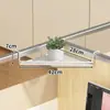 Prateleira de Armazenamento para Plantas de Mesa, Prateleira de Armazenamento para Plantas de Sala de Estar e Escritório, Prateleira de Armazenamento para Plantas e Copos de Água