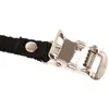 Correas para Pedales de Bicicleta de Montaña, Correas de Pie de Cuerda Fija para Bicicletas de Piñón Fijo y Bicicletas Dinámicas, Correas de Boca de Perro de Aleación de Aluminio