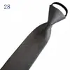 Venta al por mayor del fabricante Corbatas Rojas con Cremallera para Hombres y Mujeres, Vestimenta Formal de Negocios para Novio, Boda Estilo Coreano Corbata Rayada Perezosa Sin Corbata