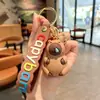 Chaveiro Capivara Adorável Desenho Rei Capivara Pingente para Chaveiro de Carro Bolsa Empurrar Pequeno Presente Venda por Atacado