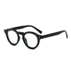 Nuevas Gafas de Sol Redondas de Marco Pequeño Tachonadas de Moda Europea y Americana, Unisex, Protección UV, Estilo de Gama Alta, Fotografía Callejera, Versátiles