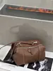 Nova Bolsa de Ombro Feminina em Couro Genuíno, Couro Bovino Natural de Primeira Camada, Bolsa Almofada de Alto Padrão, Bolsa Grande para o Dia a Dia Feminina
