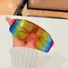 Óculos de Sol Infantis Novos 2025 Óculos de Sol para Exterior Meninos e Meninas Ciclismo Esportes Espelhados Óculos Coloridos à Prova de Vento