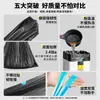 Bolsas de basura con cordón sin desgarros transfronterizas, Bolsas de plástico negras engrosadas portátiles para uso doméstico en cocina y hotel, Al por mayor