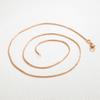 Elegante collar Weihua para mujer, oro rosa eléctrico, nuevo producto de Corea del Sur.. Cadena de hueso de serpiente plateada, cadena de serpiente redonda, moda femenina al por mayor