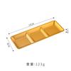 Plato para Salsa de Acero Inoxidable Coreano 304 Golden Factory Comercial Hot Pot Barbacoa Condimento Plato para Mojar Dos o Tres Compartimentos