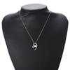 Collar de Corazón Aurora Colorido de Verano Cadena de Cuello Cubo de Azúcar de Cristal Austriaco Joyería de Cristal Cadena para Clavícula Regalo de Cumpleaños