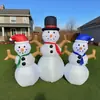 Direto da Fábrica Boneco de Neve Inflável de Natal Decoração de Feriado para Jardim Externo Ornamento Inflável com Atmosfera Transfronteiriça
