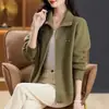 Jaqueta suéter com zíper estilo coreano, 26 peças, para mulheres, bordada, novo modelo primavera/outono, gola alta, peça externa casual, cardigã de tricô estiloso
