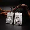 Colgante Chiba Plata Tailandesa Signo del Zodiaco Doce Dios Guardián Colgante para Hombres: Colgante de Rata, Buey, Tigre, Conejo, Dragón, Serpiente, Caballo, Oveja, Mono, Gallo, Perro, Cerdo