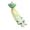 Hermoso colgante de fábrica para automóvil, colgante de jade verde liso para automóvil, exquisitos suministros de decoración para automóvil, entrega de una sola pieza