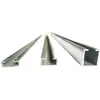 Riel Ligero de Acero Galvanizado en Forma de C Abrazadera de Tubo de Acero Inoxidable Riel Guía Riel con Ranura en Forma de C Abrazadera de Tubo de Alta Resistencia Riel Guía
