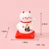 Producto Nuevo Original Juguete Japonés de Comida en Miniatura Gato de la Suerte Set de Postre de Matcha Figura de Resina Ornamento para Escena de Casa de Muñecas