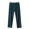 Pantalones Cálidos de Terciopelo Cepillado Doble Cara para Mujer Otoño e Invierno Nuevos Color Puro Aspecto Adelgazante Leggings Simples Forrados de Polar