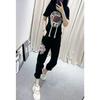 Traje de manga corta de verano 2025 para mujer, de talla grande, estilo nacional moderno, ajustado, bordado, conjunto de dos piezas