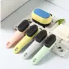 Cepillo para Zapatos de Mango Largo, Cepillo de Cerdas Suaves, Cepillo para Lavandería de Color Contrastante, No Daña los Zapatos, Cepillo de Limpieza Doméstica, Juego de Cepillos para Lavar Zapatos al por Mayor
