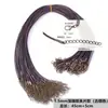 Collar de Cuerda de Cera Coreana Cuerda Cierre de Langosta DIY Cuerda para Colgante de Cuerda de Cera Negra Accesorios de Joyería Hechos a Mano Fábrica Lote