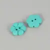 Botones de flor de plástico al por mayor desde la fuente, lindos botones para abrigos y camisas de ropa infantil, botones de flor coloridos para suéteres