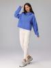 Nueva Chaqueta con Capucha y Cremallera de Terciopelo Ropa de Fitness para Mujer Corte Holgado Casual Yoga Deportes Uso Diario Top Versátil