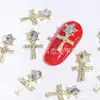 Joias para Unhas Novas, Diamante de Liga para Manicure, Cruz Coração, Pingente de Lua, Diamante Estrela Borboleta, Diamante na Ponta do Dedo