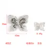 Nuevos Accesorios de Aleación Transfronterizos Vidrio de Colores Moda Mariposa Simple Placa de Diamante Mocha Accesorios de Joyería de Mariposa Accesorios para el Cabello