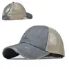 Gorra de Béisbol Lavable con Cola de Caballo Malla Sombrero Comercio Exterior Tendencia Europea y Americana Visera Curva Primavera Verano para Mujer Deportes al Aire Libre Transpirable Sombrero para el Sol