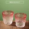 Vaso de Vidrio con Patrón Glaciar en Stock Estilo Trendy Taza de Agua Creativa Taza para Bebidas Cerveza Café Taza para Regalo para el Hogar
