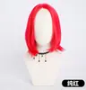 Peluca Universal para Cosplay con Red Frontal, Disponible en Múltiples Colores, Estilo Anime de 35 cm, No Requiere Adhesivo