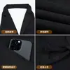 Nuevos delantales estilo traje con logotipos impresos personalizados, diseñados para el personal de hotel, restaurante y bar, y suministrados directamente por el fabricante