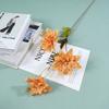 Flor Artificial nueva dalia de 3 cabezas boda flor fila salón de bodas disposición guía de alto camino flor decorativa exhibición de flores de mesa
