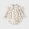 Ropa para Bebé, Ropa de Primavera, Ropa para Recién Nacidos, Categoría A, Mono para Bebé Niña, Estilo Chino de Princesa Luna Llena Cheongsam Harem