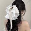 Francés Suave Cara Volumen de Cabello Pequeño Parte Posterior de la Cabeza Pinza para el Cabello Textura Gasa Pinza de Agarre Pinza de Tiburón Accesorios para el Cabello