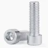 Parafusos Cilíndricos com Cabeça Sextavada Zincados Branco Grau 4.8/8.8 Gb70 Parafusos Sextavados M4-M10 em Estoque