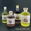 Procesamiento de Botella de Vidrio de Cristal Personalizada Botella de Vino Cilíndrica 700ml Boca de Corcho Botella de Vino Tinto 500ml Botella de Vino Blanco