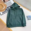 Sudadera con capucha clásica versátil de manga larga para mujer, chaqueta sudadera deportiva con cremallera 13269
