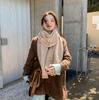 Cosas buenas de invierno ~ bufanda clásica de pata de gallo de doble cara para mujer, moda de otoño e invierno, bufanda tejida cálida para combinar con todo, para pareja