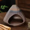 Quemador de Incienso Cerámico Transfronterizo con Bandeja de Madera Sagrada Peruana, Salvia, Chimenea de Cedro, Quemador de Incienso, Chimenea, Artículos de Decoración para el Hogar