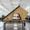 Tienda de Techo Pequeña para Coche, Tienda Plegable Exterior de Aleación de Aluminio con Techo Duro para SUV y Sedán, Venta al por Mayor Directa de Fábrica