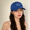 Sombrero de Gran Circunferencia de Cabeza para Mujer, Gorra de Béisbol Bordada con Letras Estilo Coreano, Unisex, Gorra Casual con Visera para Todas las Estaciones, Moderna y que Afina el Rostro