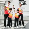 Traje deportivo de pantalón corto de manga corta de verano camiseta con solapa para hombre y mujer casual ropa deportiva para padres e hijos ropa de grupo ropa de dragón chaqueta