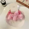 Lazo para el pelo con cuerda para niña, diadema, nuevo estilo 2024, banda de goma para el pelo para niña pequeña, accesorios para el pelo con cuerda para niña