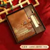 Caixa de Presente com Caderno de Negócios A5 Conjunto de Livro de Registro para Reuniões de Escritório Caderno Personalizável com Logo Caderno Portátil Caderno Portátil
