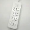Painel de tomadas 146 sem fio 2500W 16A com interruptor independente de quatro posições porta de segurança tomada de 20 furos