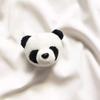 Rendimiento Rendimiento lindo caricatura muñeca acostada muñeca panda Felpa Anillo para el cabello diadema para mujer accesorios para el cabello broche de panda