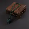 Nó Mandala Tecido à Mão DIY Corda Pendurada Antiga Alça com Fivela Plana Nó Concêntrico Estilo Chinês Nó de Corda Fábrica Atacado Corda Pendurada