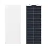 Painel Solar Flexível de 100W para RVs, Painel de Geração de Energia Fotovoltaica para Iates e Barcos de Pesca, Painel de Carregamento Off-Grid para Exterior, Dobrável