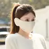 Máscara Quente de Inverno para Mulheres, Forrada com Lã e Espessada, Anticongelante, para Ciclismo Veículo Elétrico, Máscara à Prova de Vento com Proteção para Ouvidos, Máscara Integrada para Proteger Contra o Frio
