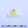 Placa de Palabra Inglesa de Dibujos Animados Accesorios de Resina DIY Pegamento de Crema Funda de Teléfono Celular Agujero Zapato Caja de Papelería Pasador Material de Joyería